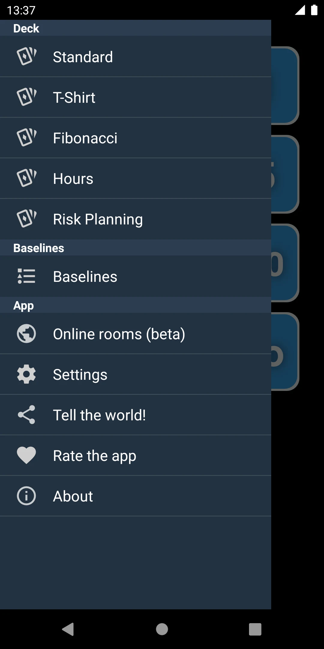Scrum Poker Cards (Agile) screenshot